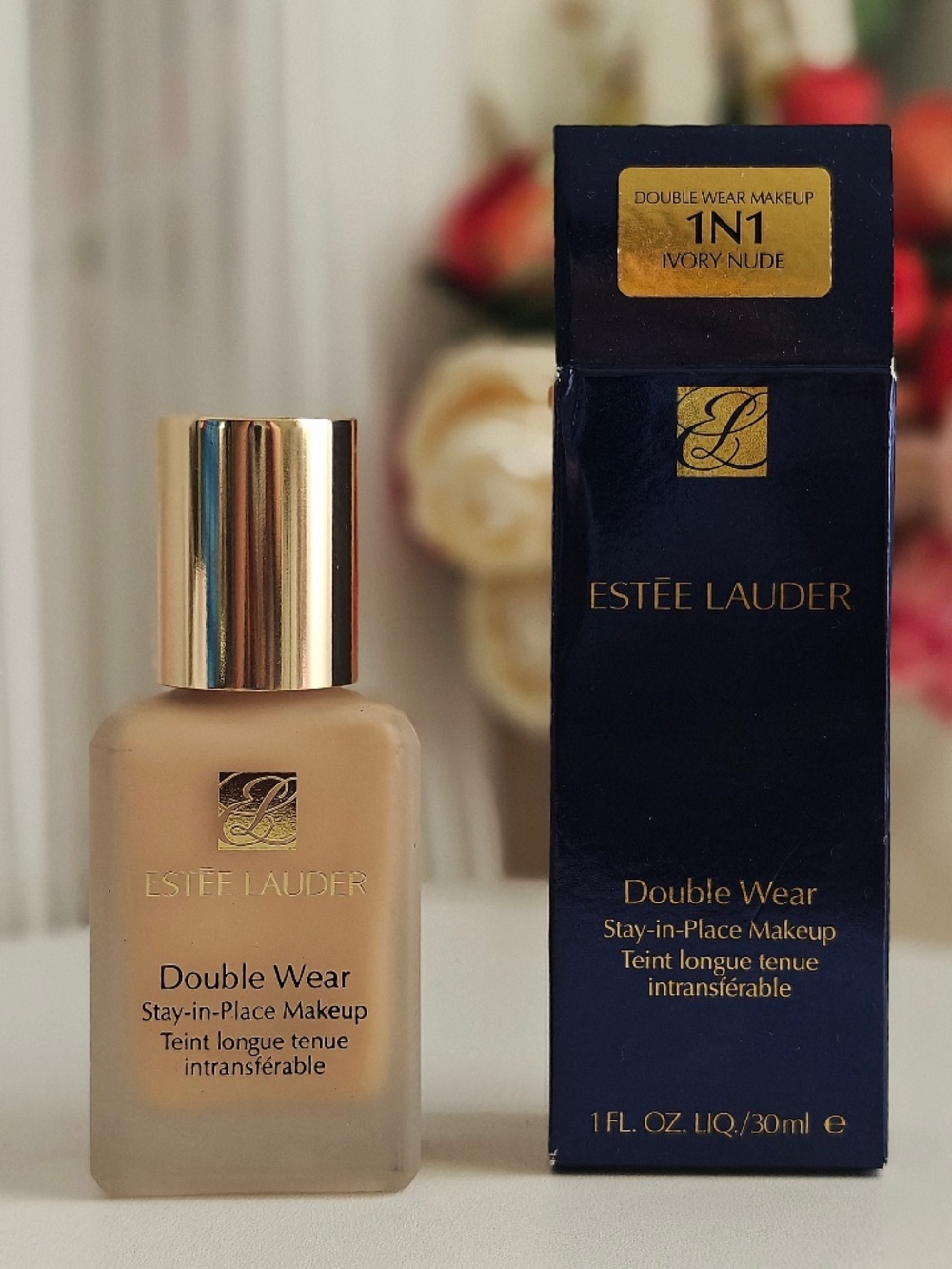 NEW Estee Lauder Double Wear Stay-in-Place Foundation 1N1 Ivory Nude 30mL/1oz
